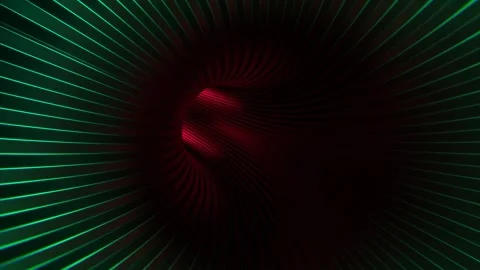 Turquoise and Deep Pink Fast Movement On Striped Light Portal Background VJ  Stock Footage 302247993