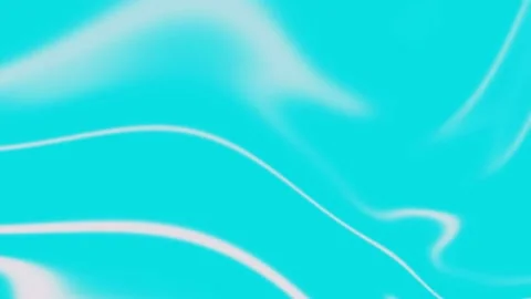 Turquoise and White Abstract Liquid Flow Motion Background Video stock 334553041