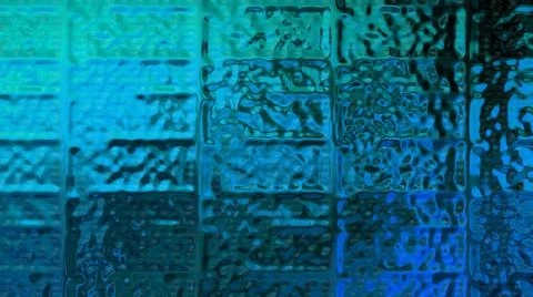 Turquoise background made of rectangular elements. イラスト素材