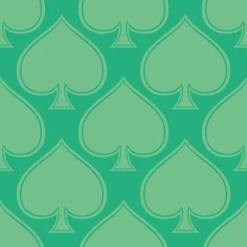 Turquoise background with spades. Stock Illustration
