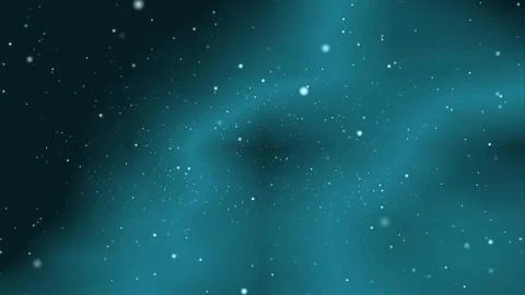 Turquoise background with white particles and light tints. Stock Illustration