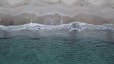 Turquoise Beach Aerial  Stock Footage 87219674