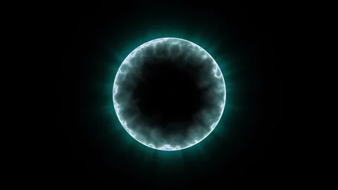 Turquoise black background motion animation. sphere Stock Footage 275572398