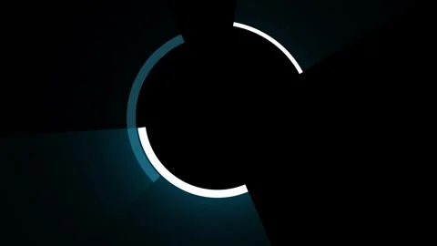 Turquoise black gradient background motion animation. the text space. a circle Video stock 275503169