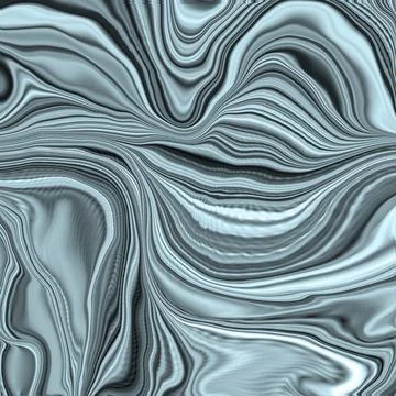 Turquoise blue abstract waves Stock Illustration