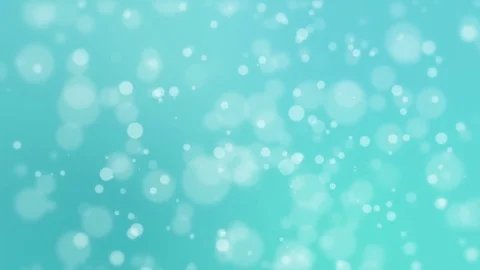 Turquoise blue bokeh background Stock Footage
