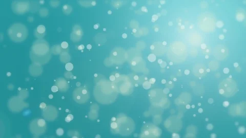 Turquoise blue bokeh particle background Stock Footage 88567196