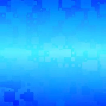 Turquoise blue gradient rounded tiles background Illustrazione stock