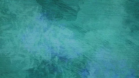 Turquoise blue grunge paint texture with distressed brush patterns Stock Footage 344577309