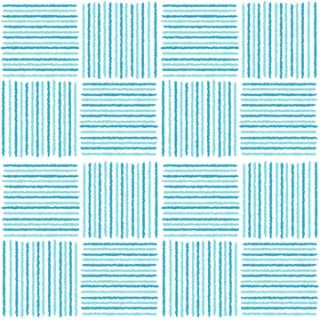 Turquoise Blue Linear Geometric Pattern Illustrazione stock