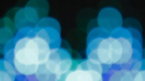 Turquoise bokeh lights effect background for party 库存影片 126615135