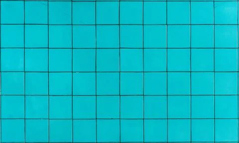 Turquoise ceramic tile texture Foto stock