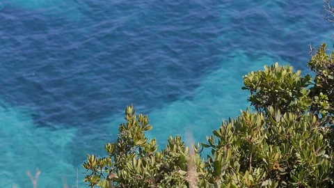 Turquoise clear water Stock Footage 112186294