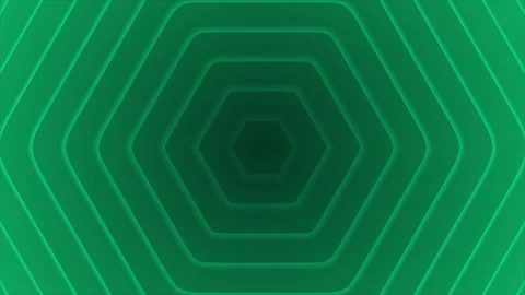 Turquoise color hexagon shape repeating pattern simple background Stock Footage 245418565