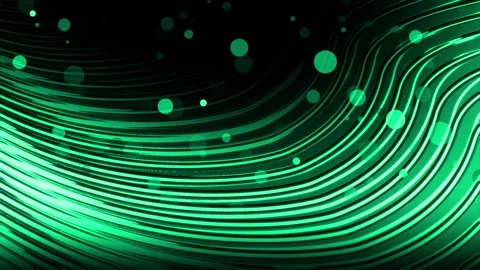 Turquoise color shiny parallel lines background Stock Footage 296382228