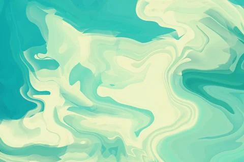 Turquoise color wavy pattern background design graphic artist accents styli.. Stock Photos