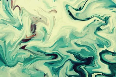 Turquoise color wavy pattern background design graphic artist accents styli.. Stock Photos