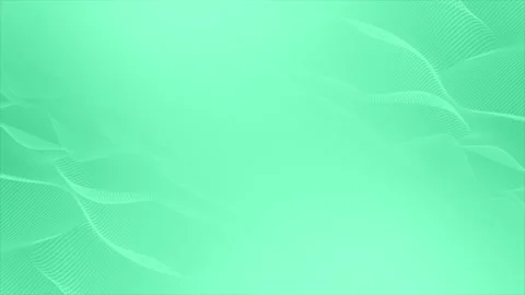 Turquoise color wavy pattern simple and elegant futuristic background  Stock Footage 307675492
