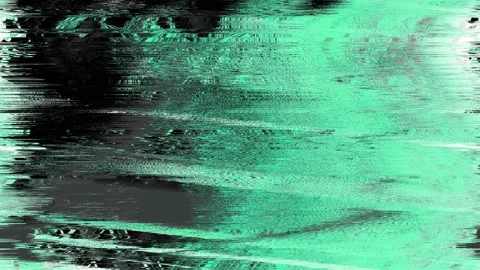 Turquoise digital glitch patterns backgrounds Video stock 153057679