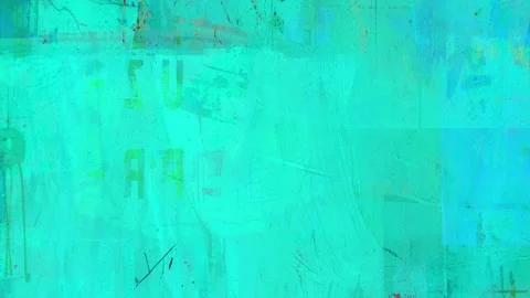 Turquoise Distressed Wall Texture Background Loop Video stock 328393463