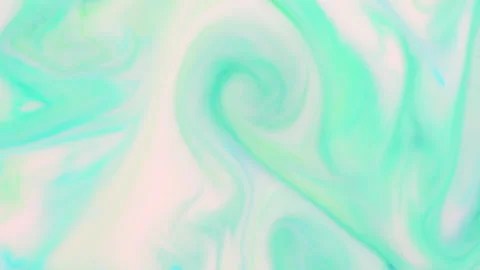 Turquoise dye in white liquid Stock Footage 161467212