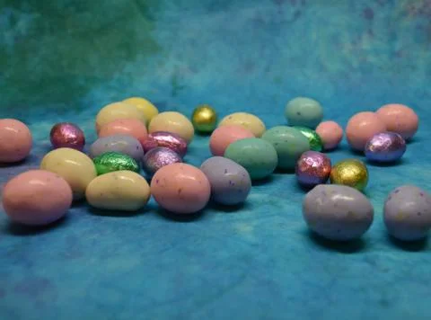 Turquoise Eggs Stockfoto's