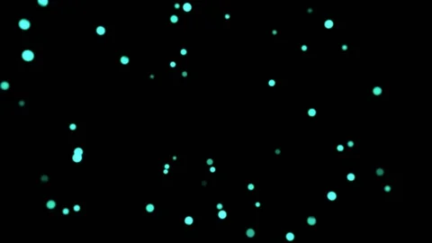 Turquoise Festive Blinking Bokeh Lights Background VJ Loop in 4K Stock Footage 341676172