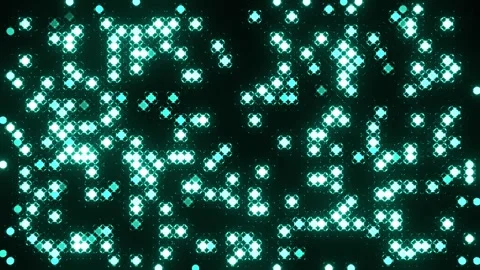 Turquoise Festive Shimmering Light Sparkle Background VJ Loop in 4K Vídeos de archivo 334719033