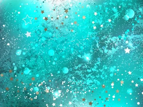 Turquoise foil background Stock Illustration