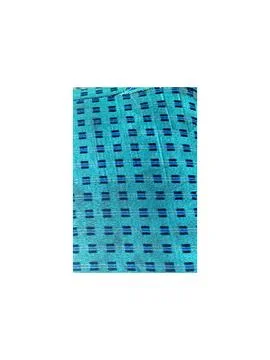Turquoise Geometric Fabric Illustrazione stock