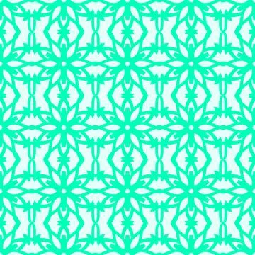 Turquoise geometric seamless pattern background Stock Illustration