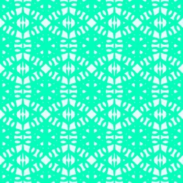 Turquoise geometric seamless pattern background Stock Illustration