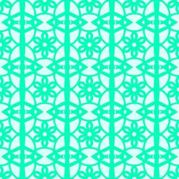Turquoise geometric seamless pattern background Stock-Illustration