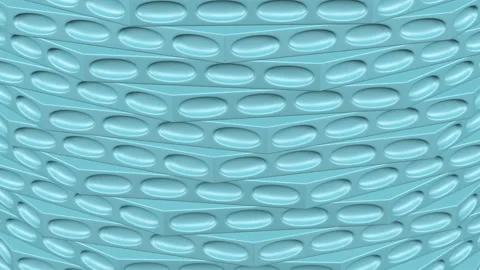 The turquoise geometric surface background. 3D rendering. Stock Footage 197315749