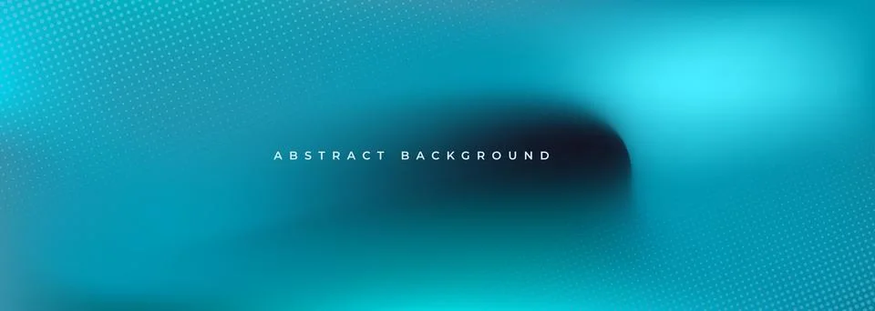 Turquoise gradient abstract background with soft depth and subtle glow, smooth Illustrazione stock