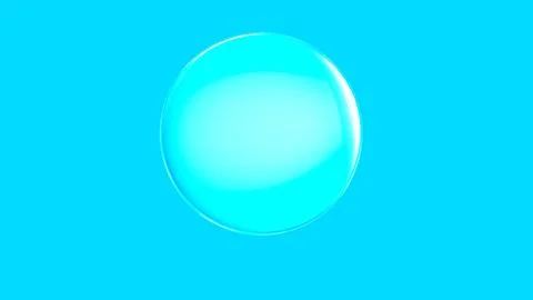 Turquoise gradient orb イラスト素材