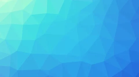 Turquoise gradient polygon shaped background zoom Stock Footage 58152802