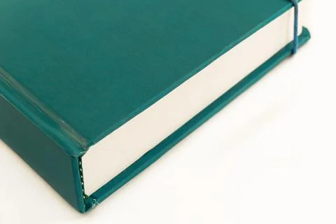 Turquoise green blue book for notes Stock Photos
