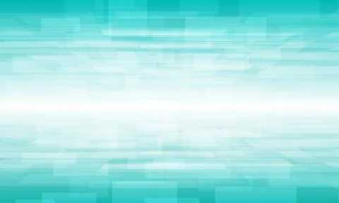 Turquoise green layered rectangular vector abstract background with light beam Stock Illustration