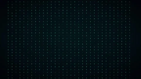 Turquoise hexadecimal dump hacker code background 스톡 동영상 342633698