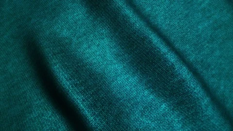 Turquoise high quality jeans texture,moving waves,Seamless loop Stock Footage 72499570
