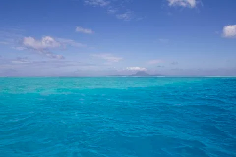 Turquoise lagoon 스톡 사진