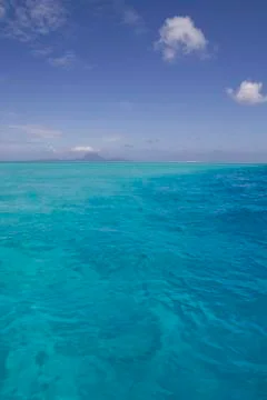 Turquoise lagoon Stock Photos
