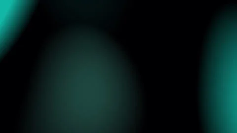 Turquoise light leaks create two blurry glowing orbs dancing Stock Footage 330167833