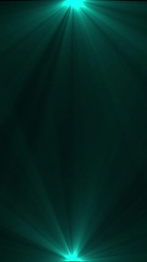 Turquoise light rays in dark background motion. 動画素材 331898367
