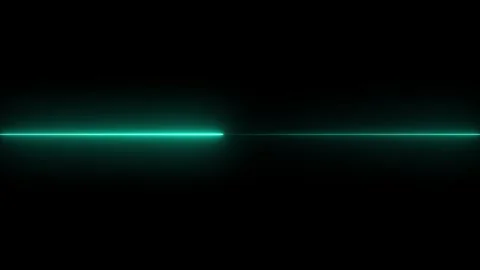 Turquoise line animating on black background. Stockbeeldmateriaal 331897494
