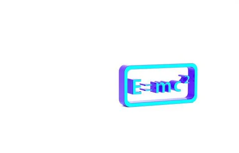 Turquoise Math system of equation solution icon isolated on white background. Illustrazione stock