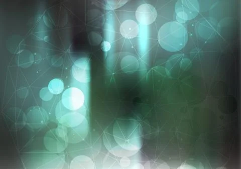 Turquoise Net Background - Vector Illustration Stock Illustration