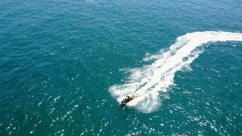 Turquoise Ocean Aerial Stock Footage 97718148