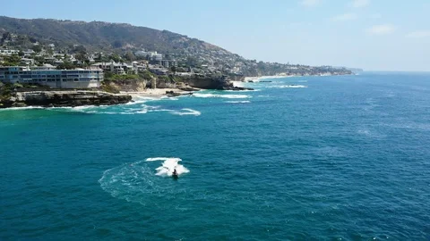 Turquoise Ocean Aerial Stock Footage 97719013